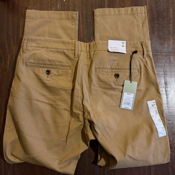 NWT Goodfellow & Co Men's Khaki Chinos 36x30 - Picture 4 of 8